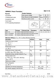 BUZ111S datasheet pdf Infineon