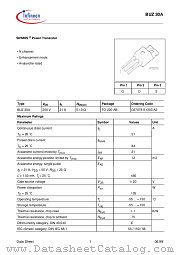 BUZ30A datasheet pdf Infineon