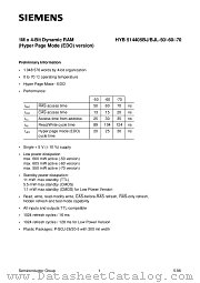 HYB514405BJ-50 datasheet pdf Infineon