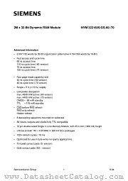 HYM322160GS-60 datasheet pdf Infineon