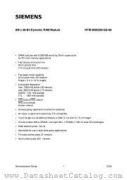 HYM368020GS-60 datasheet pdf Infineon