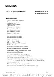 HYM641010GS-60 datasheet pdf Infineon