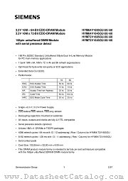HYM64V1605GU-50 datasheet pdf Infineon