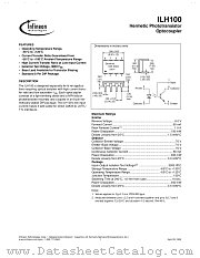 ILH100 datasheet pdf Infineon