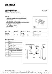 KPY33-R datasheet pdf Infineon