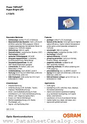 LYE675-T2V1-11 datasheet pdf Infineon