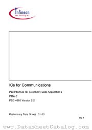 PSB4610-FV2.2 datasheet pdf Infineon