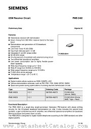 PMB2402-S datasheet pdf Infineon