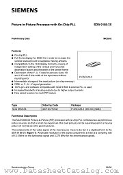 SDA9188-3XGEG datasheet pdf Infineon