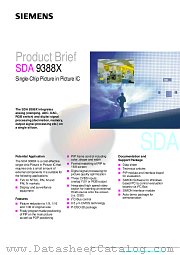 SDA9388XGEG datasheet pdf Infineon