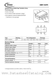 SMBT3904PN datasheet pdf Infineon