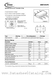 SMBTA06UPN datasheet pdf Infineon