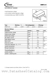 SMBTA56 datasheet pdf Infineon