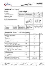 SPU14N05 datasheet pdf Infineon