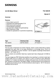 TLE4202-B datasheet pdf Infineon