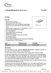 TLE4208G datasheet pdf Infineon