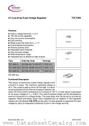 TLE4269 datasheet pdf Infineon