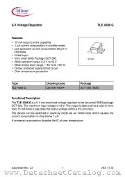 TLE4286G datasheet pdf Infineon