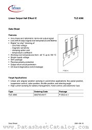 TLE4990 datasheet pdf Infineon