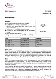 TLE6250C datasheet pdf Infineon