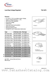 TLE4276-V50 datasheet pdf Infineon