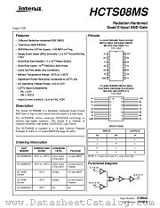 HCTS08MS datasheet pdf Intersil