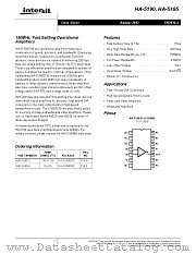HA-5190 datasheet pdf Intersil