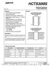 HCTS30MS datasheet pdf Intersil