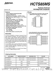 HCTS85MS datasheet pdf Intersil