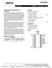 HI-DAC80V datasheet pdf Intersil