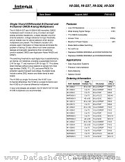 HI-508 datasheet pdf Intersil