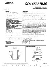 CD14538BMS datasheet pdf Intersil