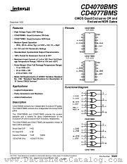 CD4077BMS datasheet pdf Intersil