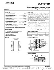 HA4344B datasheet pdf Intersil