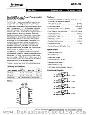 HFA1412 datasheet pdf Intersil