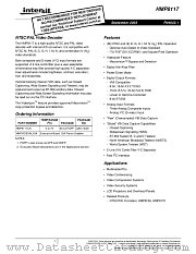 HMP8117 datasheet pdf Intersil