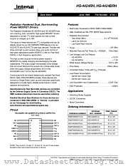 HS-4424RH datasheet pdf Intersil