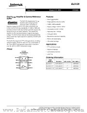 EL5128 datasheet pdf Intersil