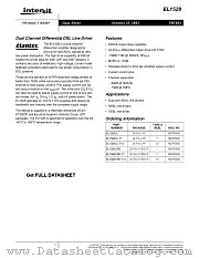 EL1528 datasheet pdf Intersil