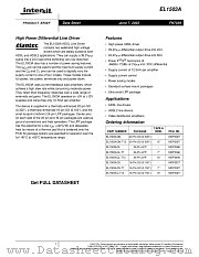 EL1503A datasheet pdf Intersil