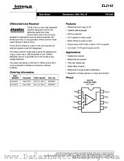 EL2142 datasheet pdf Intersil