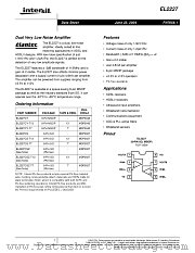 EL2227 datasheet pdf Intersil