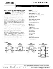 EL5211 datasheet pdf Intersil