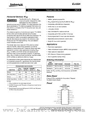 EL4584 datasheet pdf Intersil