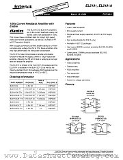 EL5191A datasheet pdf Intersil