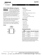 EL7516 datasheet pdf Intersil