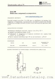 TAA550 datasheet pdf IPRS Baneasa