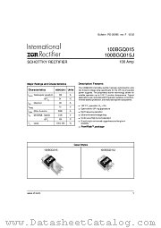 100BGQ015 datasheet pdf International Rectifier