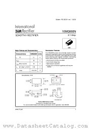 10MQ060N datasheet pdf International Rectifier