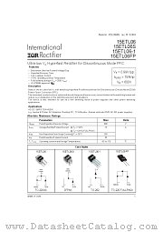 15ETL06-1 datasheet pdf International Rectifier